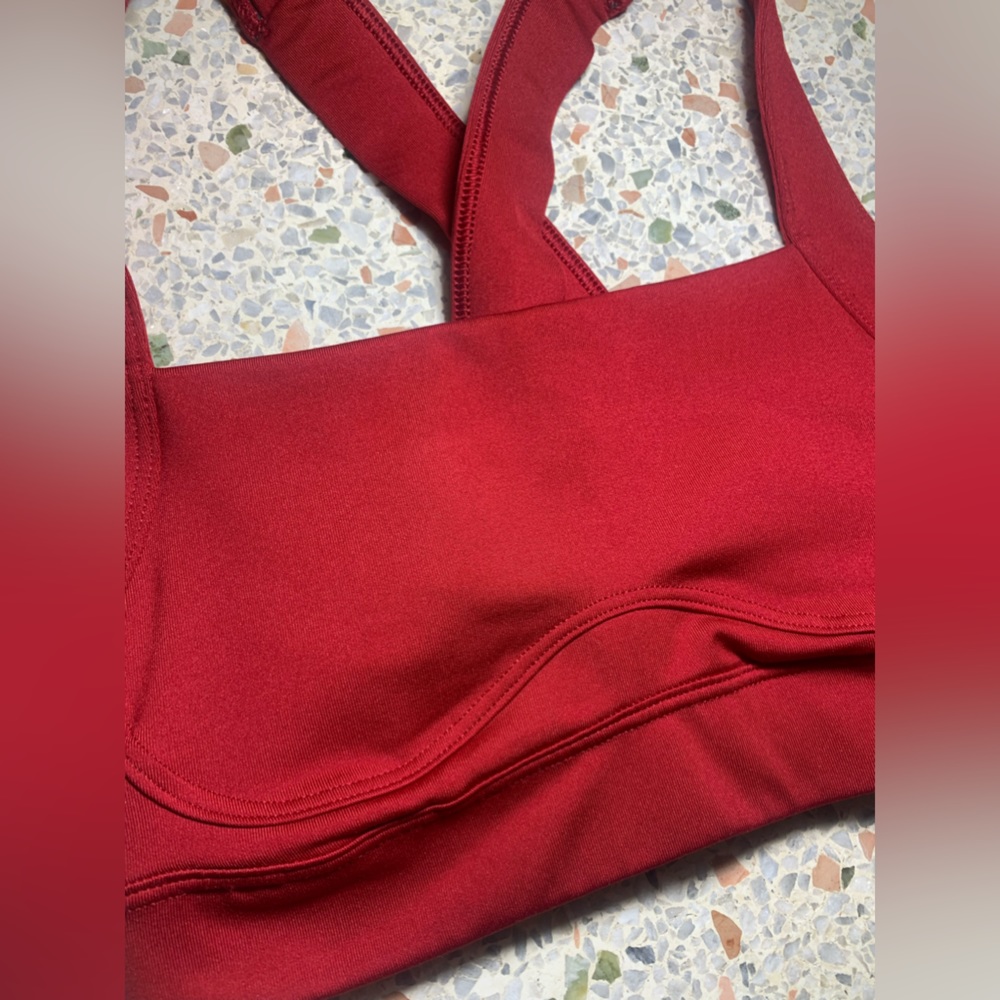 Small Red Sports Bra - Picture 2 of 4